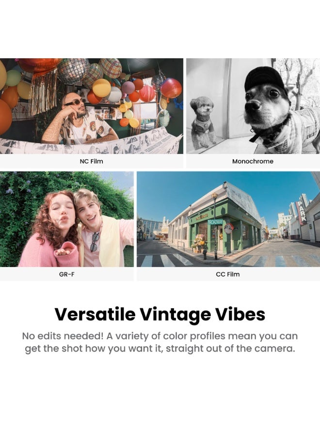 Insta360 GO 3S Retro Action Camera Bundle , 12 megapixels , Canvas White - G03S120