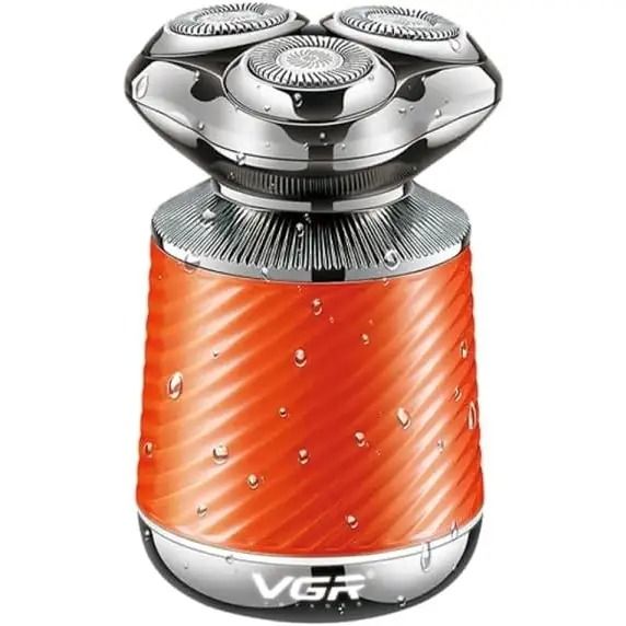 VGR Cordless Electric Shaver Orange - V-391