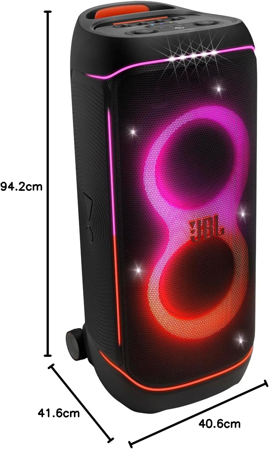 مكبر صوت بلوتوث محمول جي بي ال بارتي بوكس 720 ، اسود - JBLPARTYBOX720EU