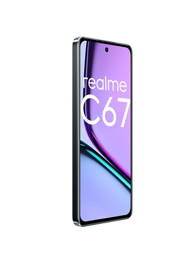 ريلمي C67 ، سعة 256 جيجا بايت ، رام 8 جيجا بايت ، شبكة 4G LTE ، شريحتين - بلاك روك