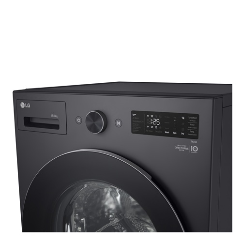 LG Inverter All-in-One Washer Dryer Combo , 15 kg , Essence Graphite - F0Z6DRP24