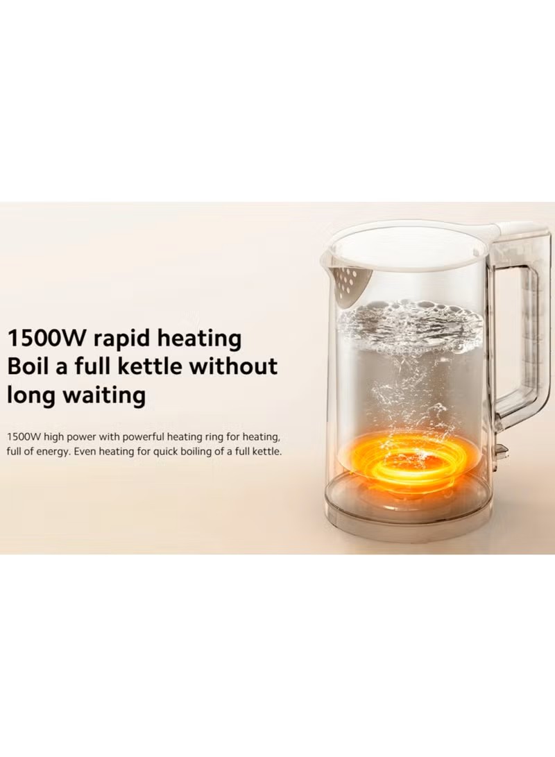 Xiaomi 2 Lite Electric Kettle , 1.5 Liter 1500 Watt , White - BHR9036EU