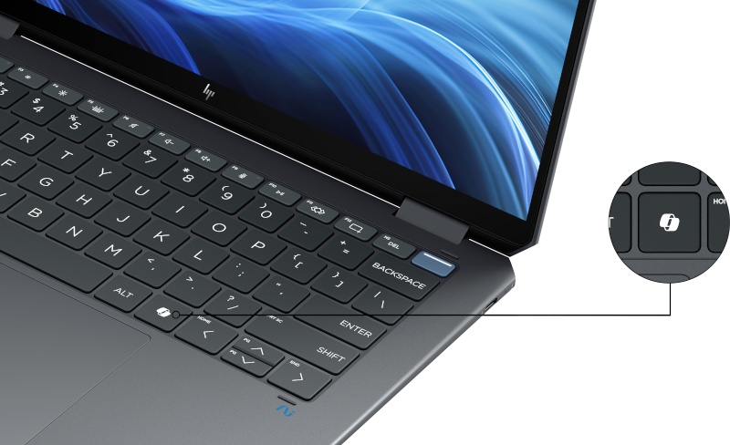 لاب توب اتش بي اومني بوك الترا فليب ‎14-fh0016ne - C65XQEA ، معالج انتل الترا 7 258V 14 بوصة ، هارد 1 تيرا بايت SSD ، رام 32 جيجا بايت ، كارت شاشة انتل Arc جرافيكس ،ويندوز 11 - رمادي اكليبس