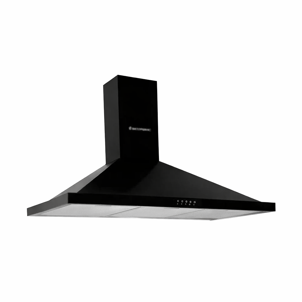 Ecomatic Built-In Pyramids Hood , 90 Centimeter , Black - H910BKB