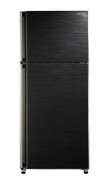 ثلاجة بفريزر علوي شارب ، سعة 449 لتر ، نوفروست ، لا ، اسود - SJ-58C(BK)