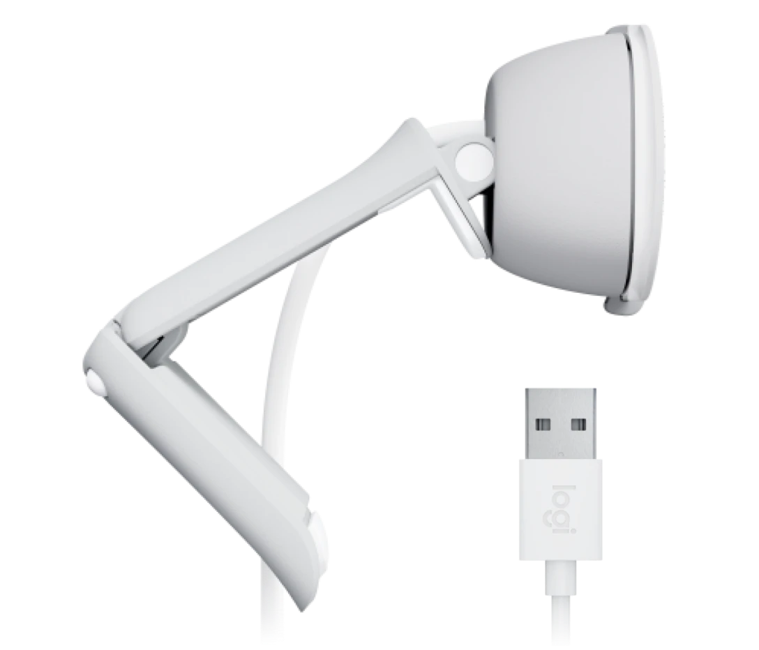Logitech BRIO 100 Webcam , Off White