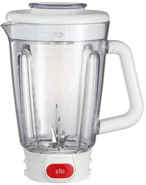 Moulinex blender jar ,Transparent and White - JC_MX_CLIC