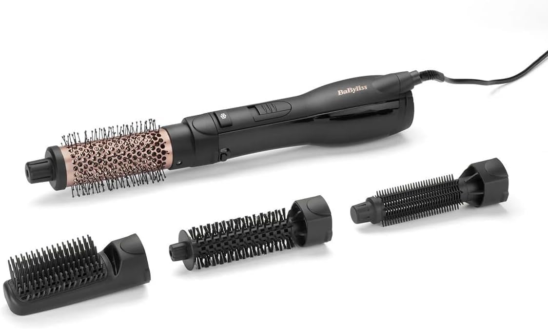 Babyliss Hair Styler with Attachments 1200 Watt , Black - AS122E