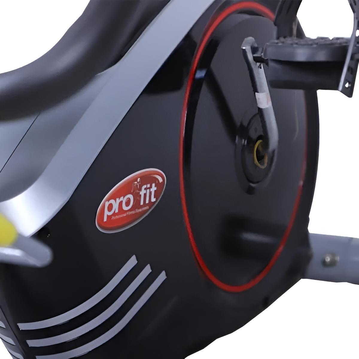 Pro Fit 2 in 1 Elliptical with Exercise Bike , 170 Kilogram Black Silver - KLJ-8518HA-1
