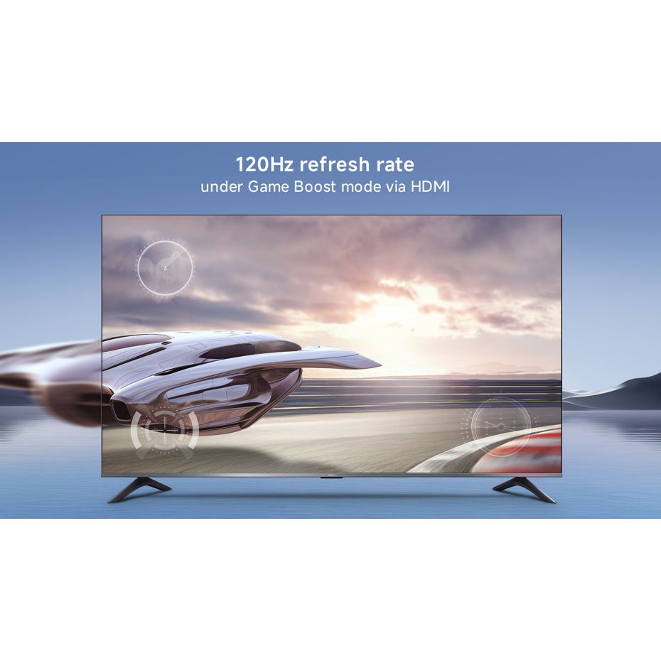 شاشة تلفزيون سمارت شاومي ايه برو 55 ، مقاس 55 بوصة ، QLED ، دقة 4K UHD ، بريسيفر داخلي - L55MB-APME