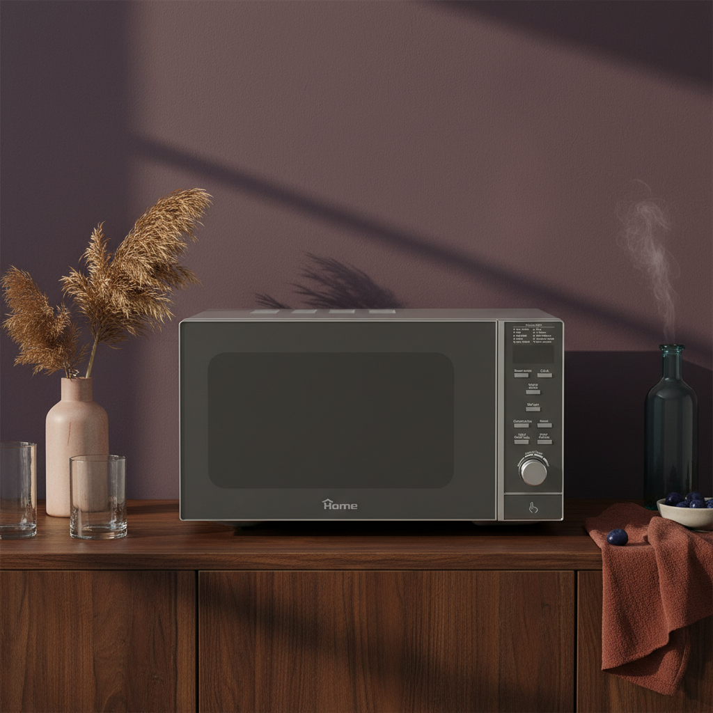 Home PX1006 Microwave with Grill , 30 Liter 900 Watt , Silver - AU4051