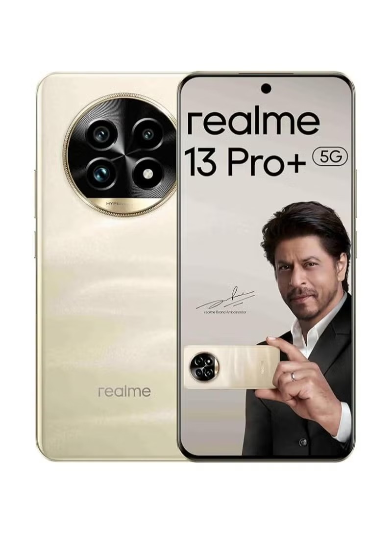 ريلمي 13 برو بلس ، سعة 512 جيجا بايت ، رام 12 جيجا بايت ، شبكة 5G ، شريحتين - ذهبي مونيه