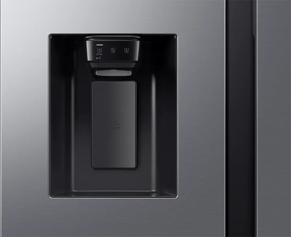Samsung NoFrost Side-by-side Refrigerator , 640 Liter Inverter Motor , Inox - RS70F64KAT/MR