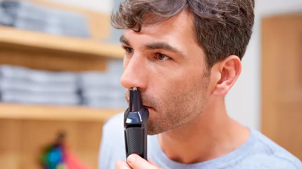 Philips Hair Trimmer with Attachments , Black Red - MG3710