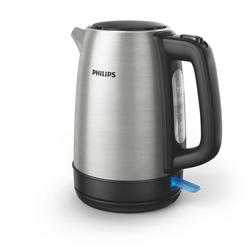 Philips Daily Collection Electric Kettle , 1.7 Liter 2200 Watt , Stainless Steel - HD9350/90