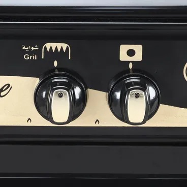 First Cook Gas Cooker , 5 Burners , Black Gold - FC1004