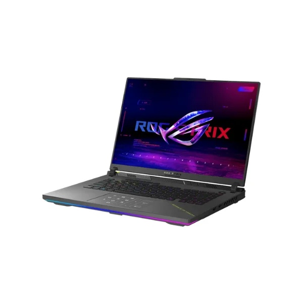 لاب توب جيمنج اسوس روج ستريكس G16 - G614FM-RV169W​ ، معالج ايه ام دي رايزن 9 9955HX 16 بوصة ، هارد 1 تيرا بايت SSD ، رام 16 جيجا بايت ، كارت شاشة انفيديا جي فورس RTX 5060 ،ويندوز 11 - رمادي اكليبس