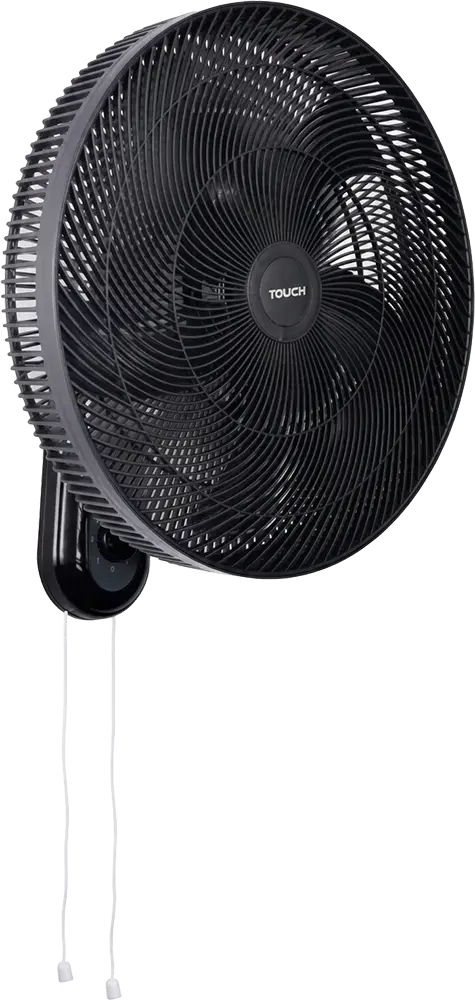 Touch El Zenouki Jet Max Wall Fan , 18 Centimeter , Black - 40165