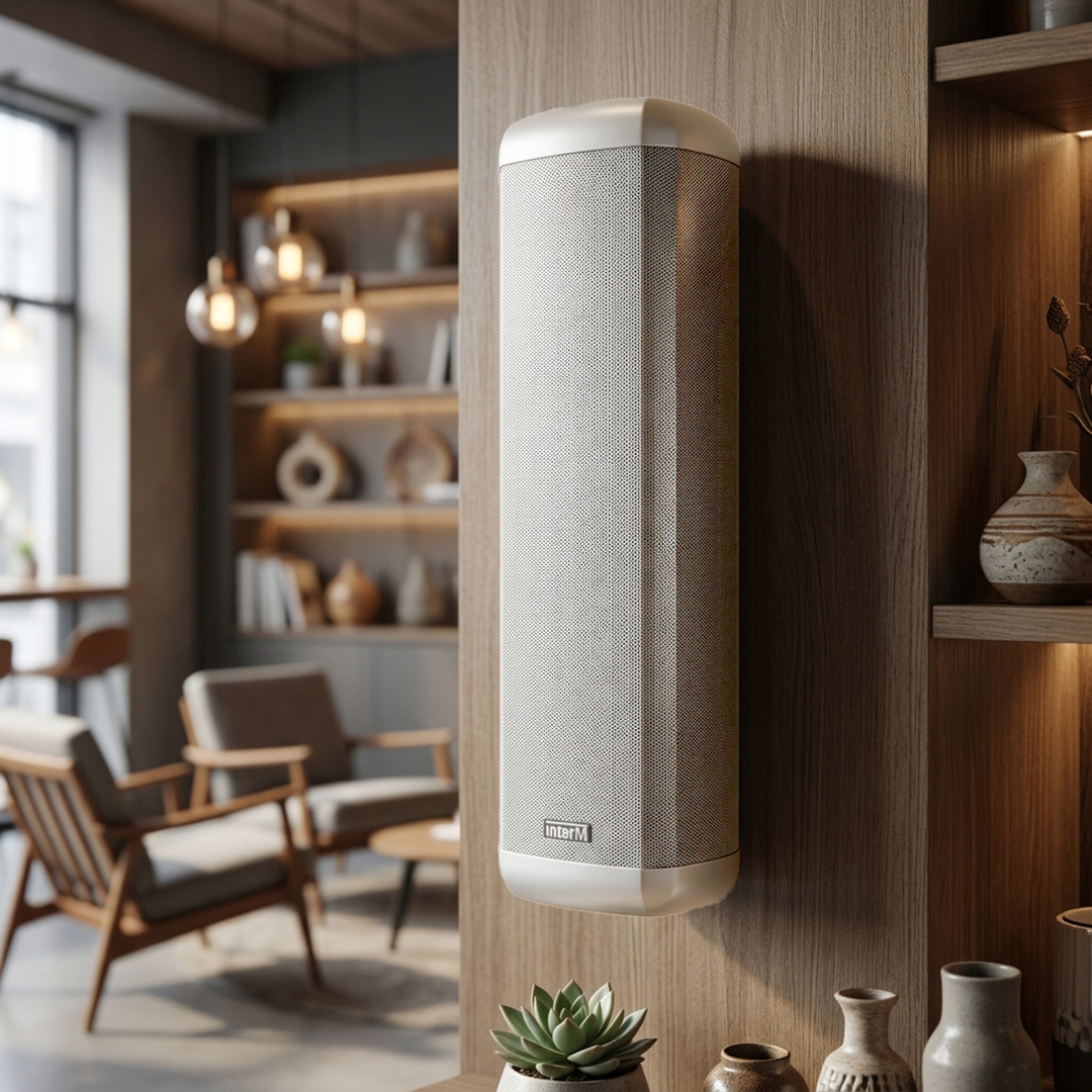 Inter-M Indoor Column Speaker , Light Grey - CU-430F