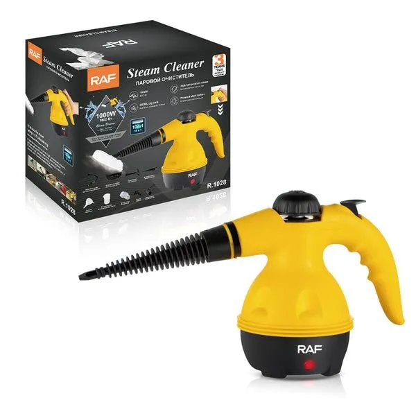 Raf Handheld Steam Cleaner , Black Yellow - R.1028