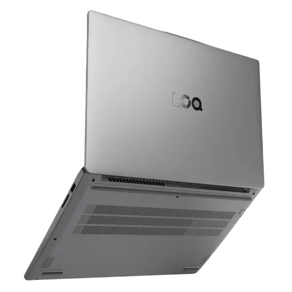 لاب توب لينوفو LOQ 15IAX9E - 83LK0071ED ، معالج انتل كور i5-12450HX 15.6 بوصة ، هارد 512 جيجا بايت SSD ، رام 16 جيجا بايت ، كارت شاشة انفيديا جي فورس RTX 4050 ،فري دوس - رمادي لونا