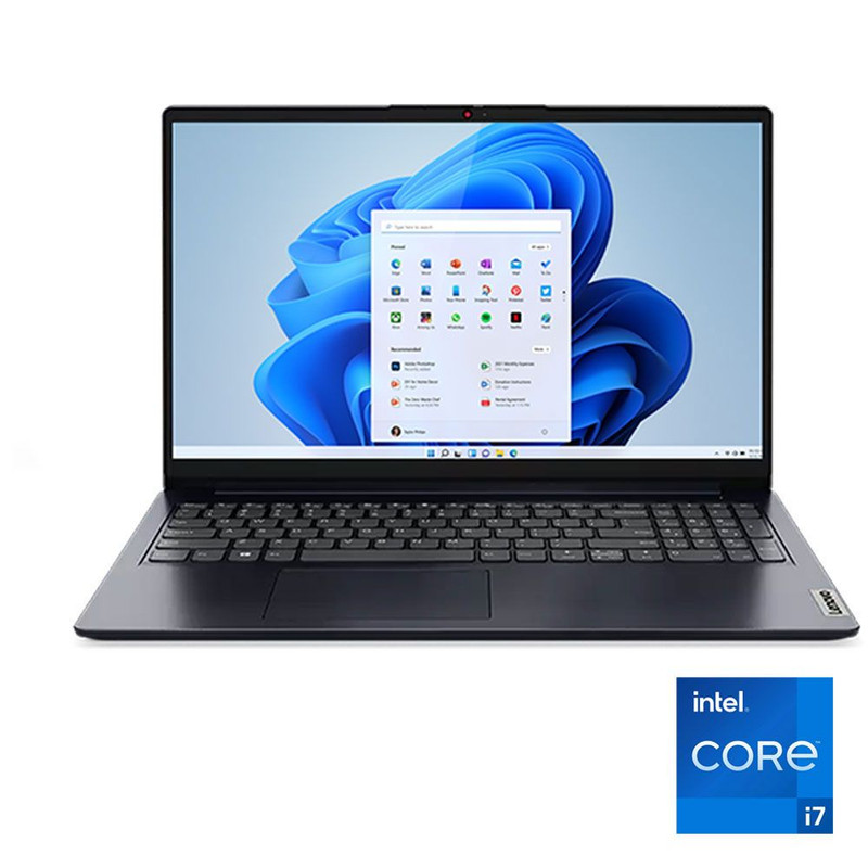 لاب توب لينوفو Ideapad 1 ، معالج انتل كور i7-1255U 15.6 بوصة ، هارد 512 جيجا بايت SSD ، رام 8 جيجا بايت ، كارت شاشة انتل ايريس XE جرافيكس ،ويندوز 11 - ازرق