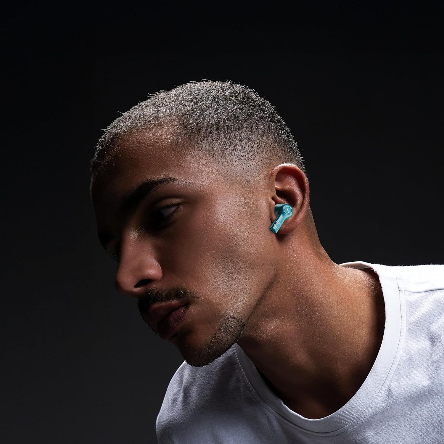 ايربودز اتش ام دي DUB X50 برو ، بخاصية إلغاء الضوضاء النشطة ، ازرق