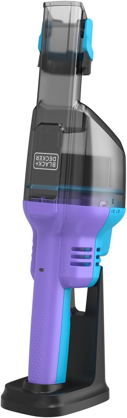 مكنسة كهربائية محمولة بلاك اند ديكر ، ازرق وارجواني - NVD220BP-GB
