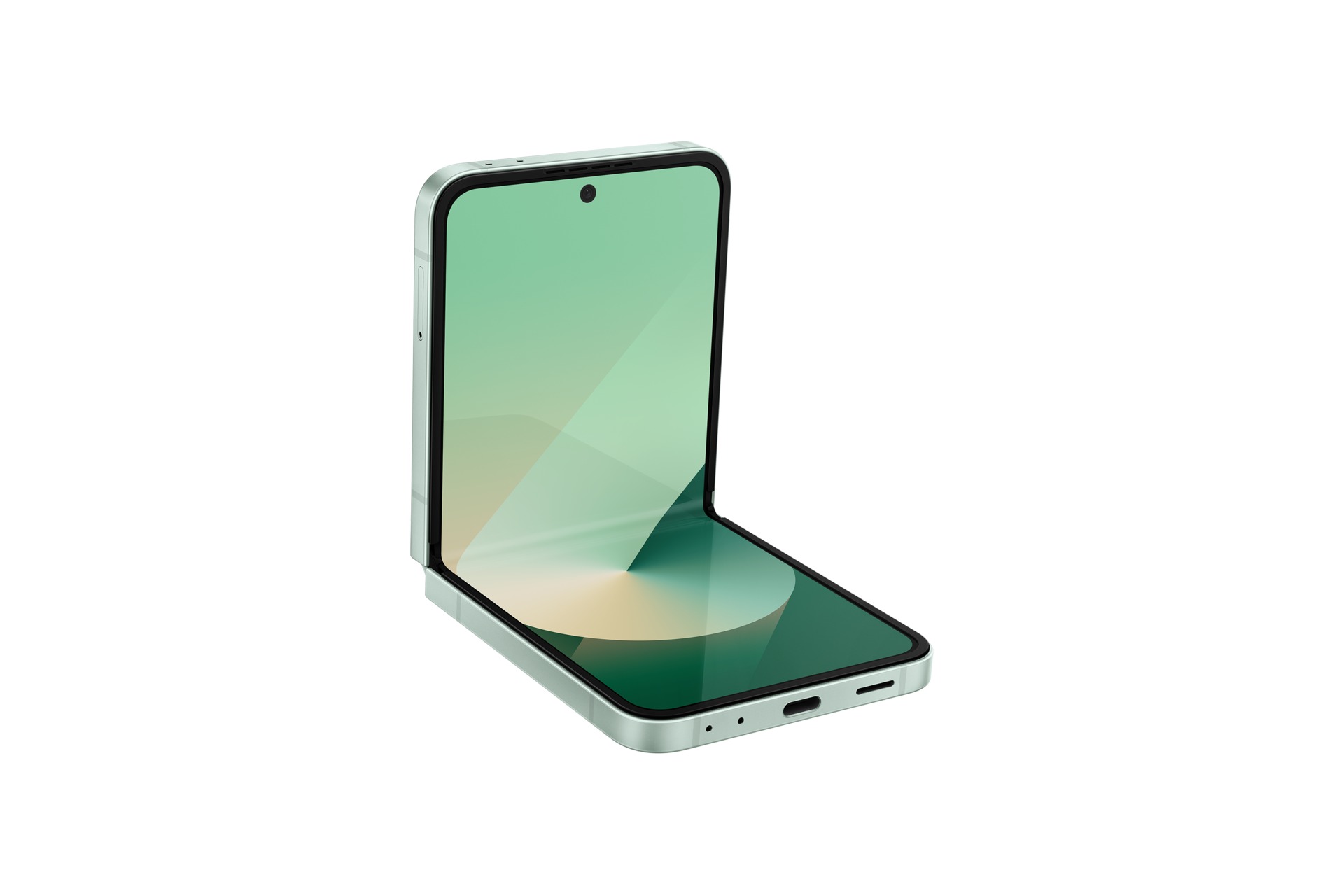 Samsung Galaxy Z Flip 6 , 256 GB , 12 GB , 5G , Dual-SIM - Light Green
