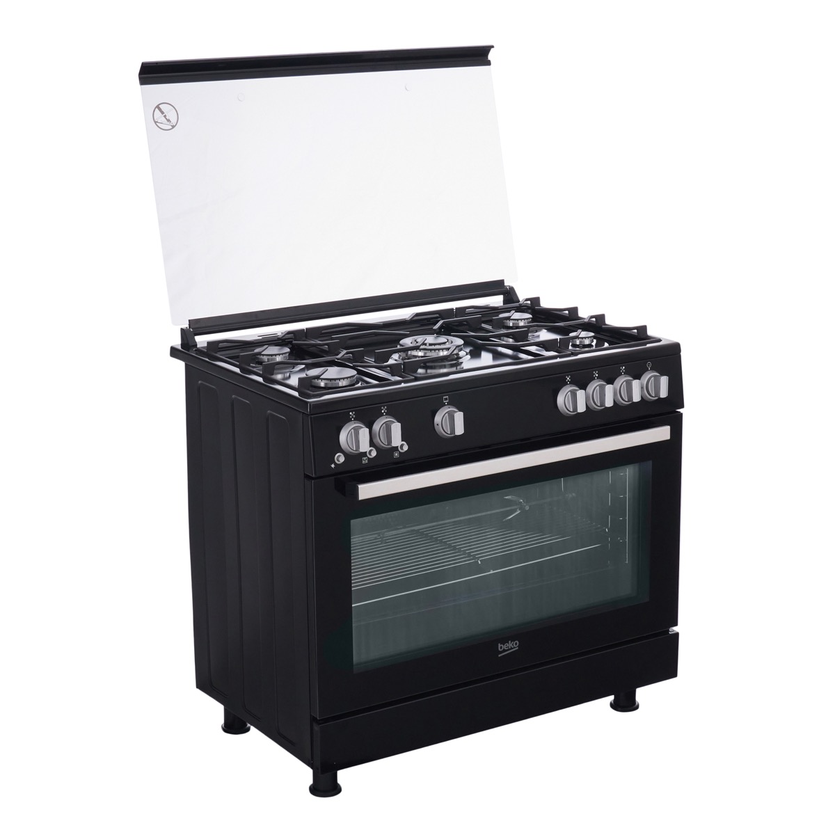 بوتاجاز غاز بيكو ، عدد 5 شعلة ، اسود - GGR 15115 DX NBE
