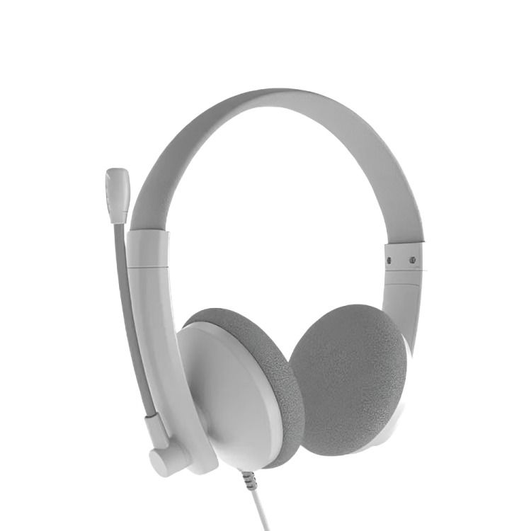 Meetion HP003 Wired On Ear Headphones , White Grey