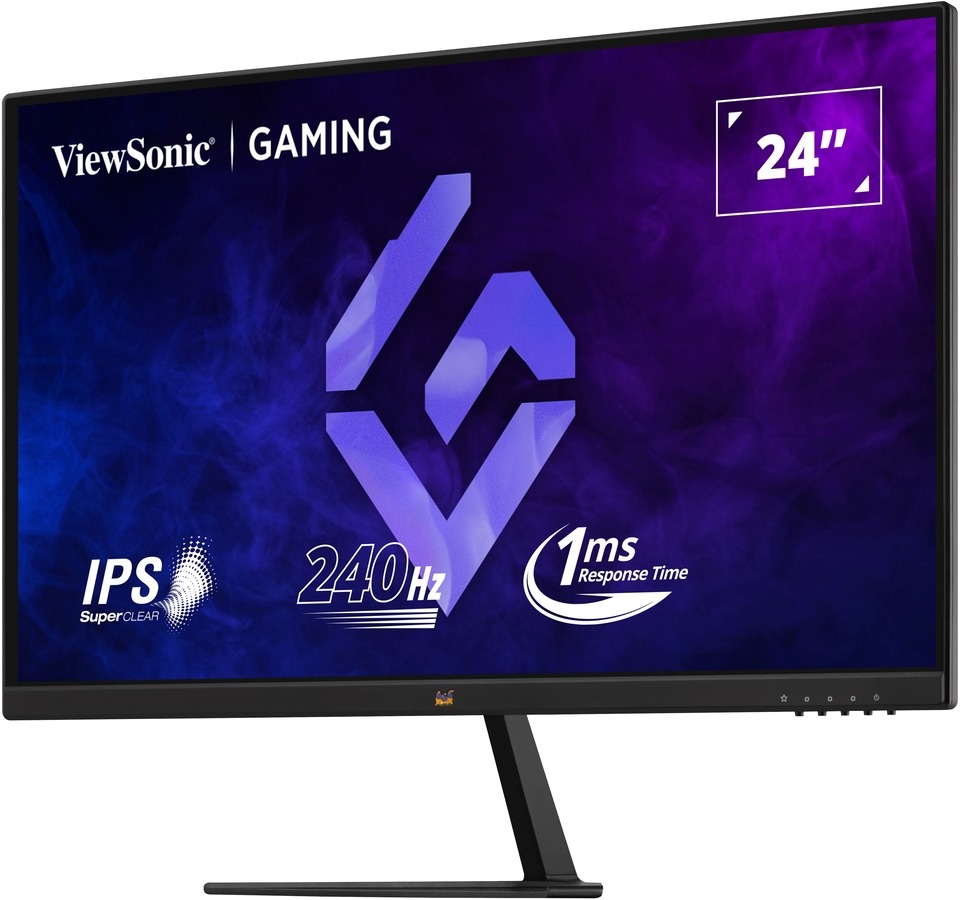 شاشة جيمنج فيوسونيك VX2479A-HD-PRO ، مقاس 24 بوصة ، معدل تحديث 240 هرتز ، معدل استجابة 1 مللي ثانية ، اسود
