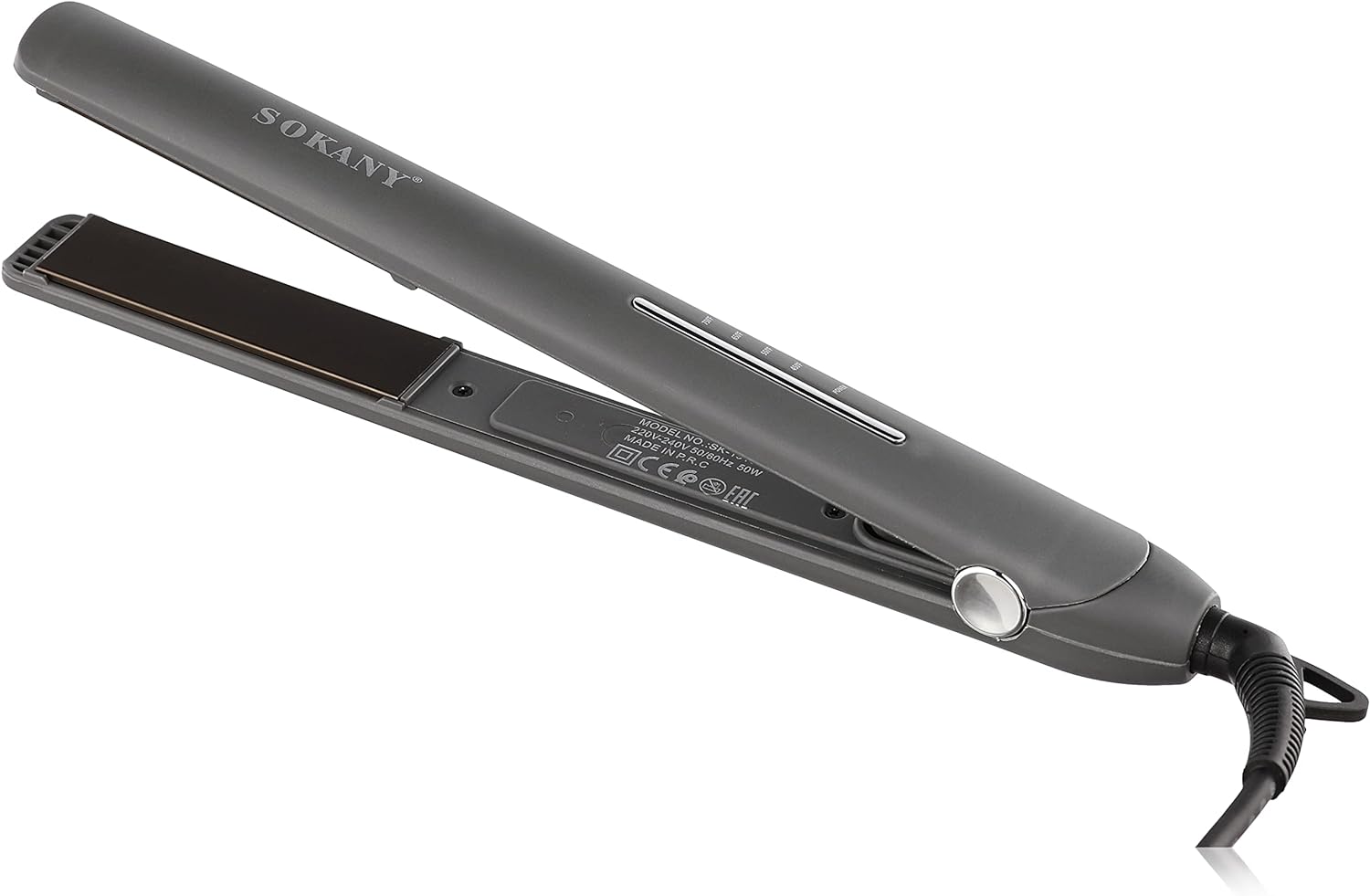 Sokany Hair Straightener 750 Fahrenheit , Black - SK-1910