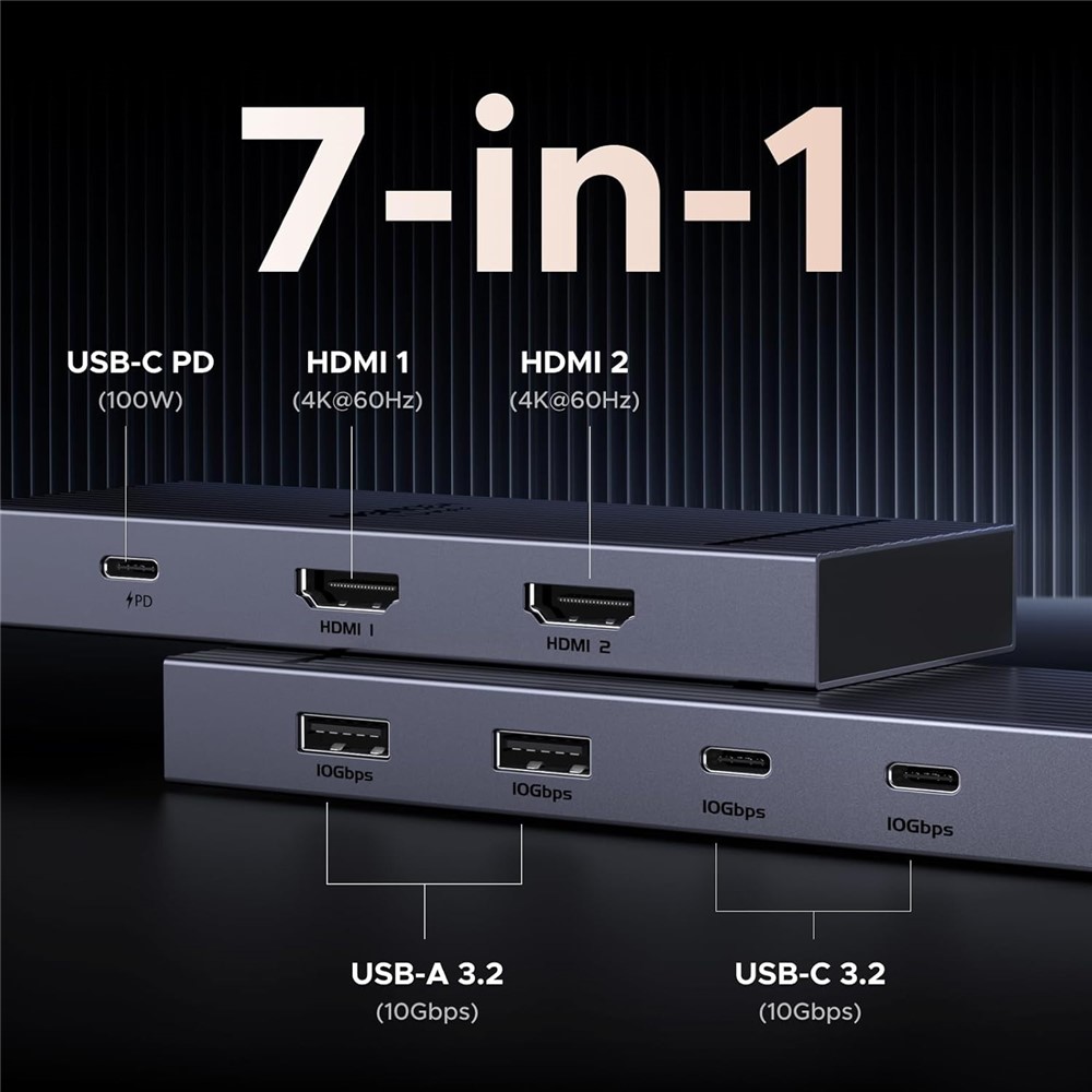 موزع USB متعدد المنافذ يوجرين ريفودوك برو - 45365
