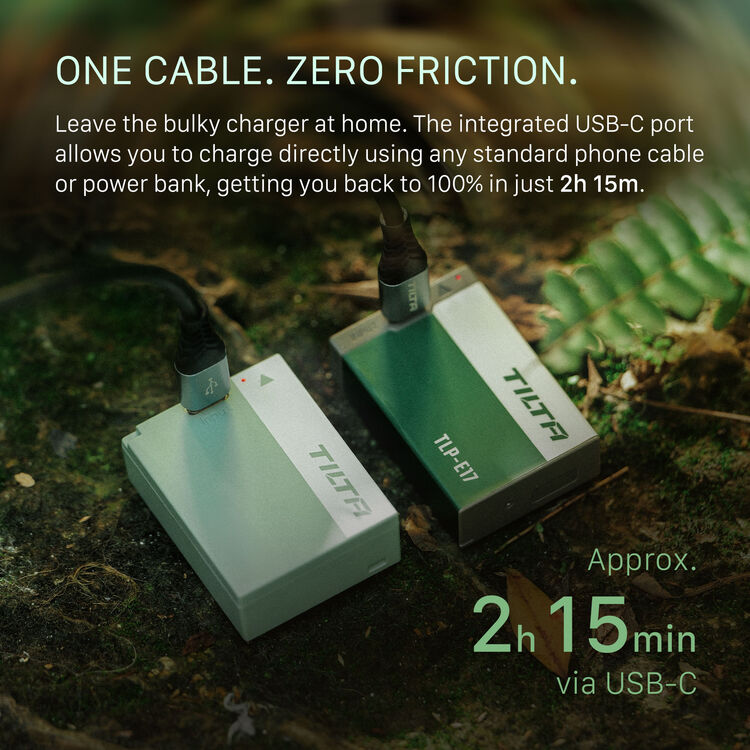 Tilta USB - C Camera Battery ,Forest Green - TLP-E17-FG