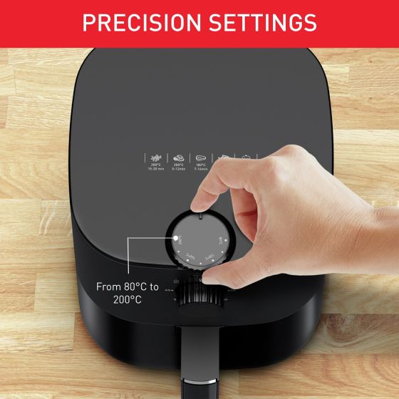 اير فراير تيفال Easy Fry Essential ، سعة 3.5 لتر ، اسود - EY1308EG