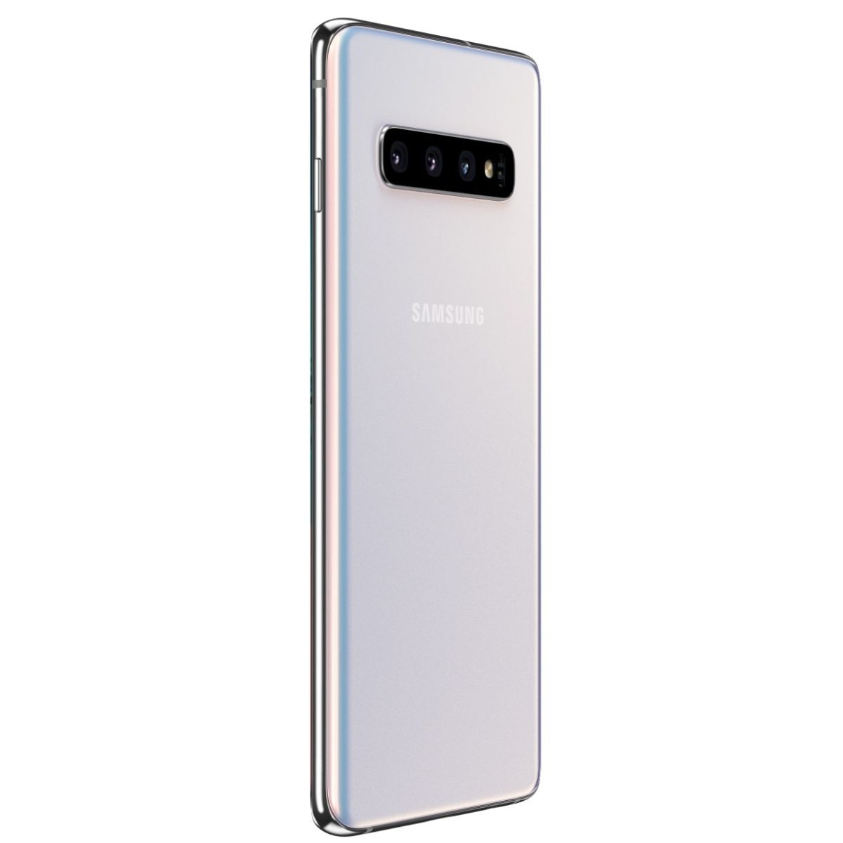 سامسونج جالكسي S10 ، سعة 128 جيجا بايت ، رام 8 جيجا بايت ، شبكة 4G LTE ، شريحتين - ابيض