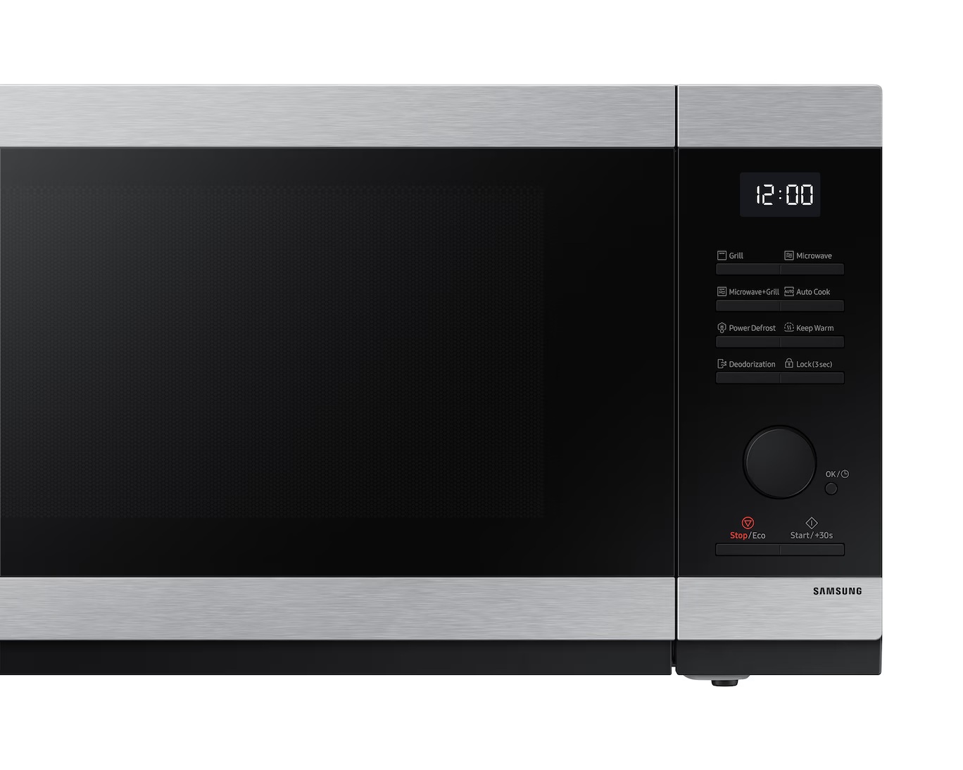 Samsung Microwave with Grill , 40 Liter 1500 Watt , Black Silver - MG40DG5524ATGY