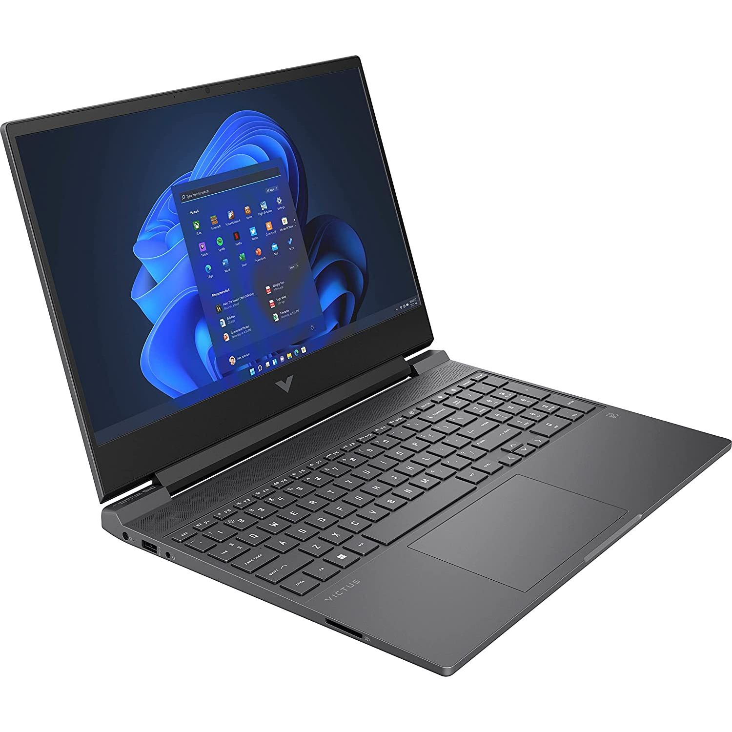 لاب توب اتش بي فيكتوس 15-fa0031dx ، معالج انتل كور I5-12450H 15.6 بوصة ، هارد 512 جيجا بايت SSD ، رام 8 جيجا بايت ، كارت شاشة انفيديا جي فورس GTX 1650 ،ويندوز 11 - فضي