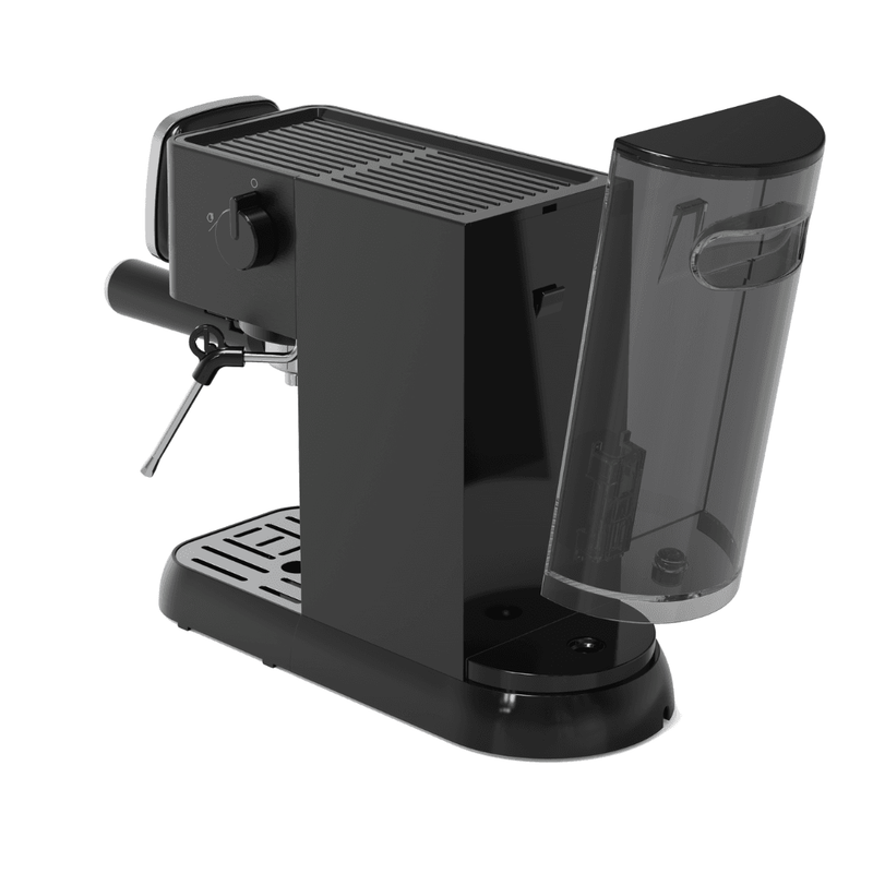 Arzum OKKA Solo Semi-Automatic Espresso Machine , 1.1 Liter , Black Chrome - OK0034-04