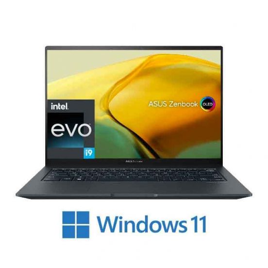 لاب توب جيمنج اسوس زين بوك 14X - UX3404VA-OLED009W ، معالج انتل كور i9-13900H 14.5 بوصة ، هارد 512 جيجا بايت SSD ، رام 16 جيجا بايت ، كارت شاشة انتل ايريس XE جرافيكس ،ويندوز 11 - رمادي