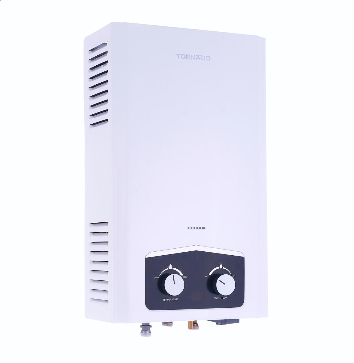 سخان غاز تورنيدو ، سعة 10 لتر ، ابيض - GH-MP10N-A