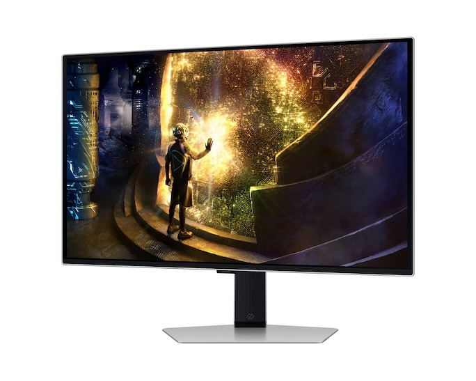 شاشة جيمنج سامسونج اوديسي G6 G61SD ، مقاس 27 بوصة ، معدل تحديث 240 هرتز ، معدل استجابة 0.03 مللي ثانية ، فضي - LS27DG612SUXEN