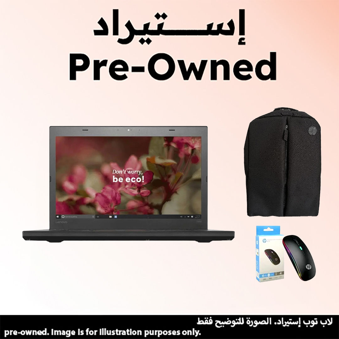 لاب توب استيراد لينوفو ثينك باد T460 ، معالج انتل كور i5-6300U ، هارد 256 جيجا بايت SSD ، رام 8 جيجا بايت ، كارت شاشة انتل HD جرافيكس 520