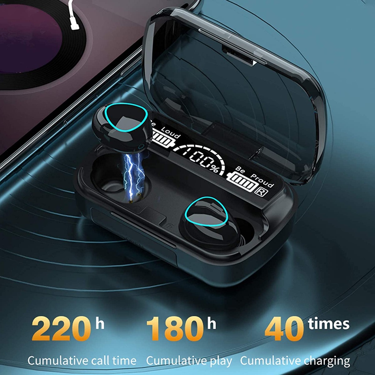 Linjie Earbuds , Black - M10