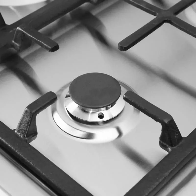 Unionaire Gas Cooker , 5 Burners , Black Silver - C69SSB-AC-443-IFSO-A-STEEL