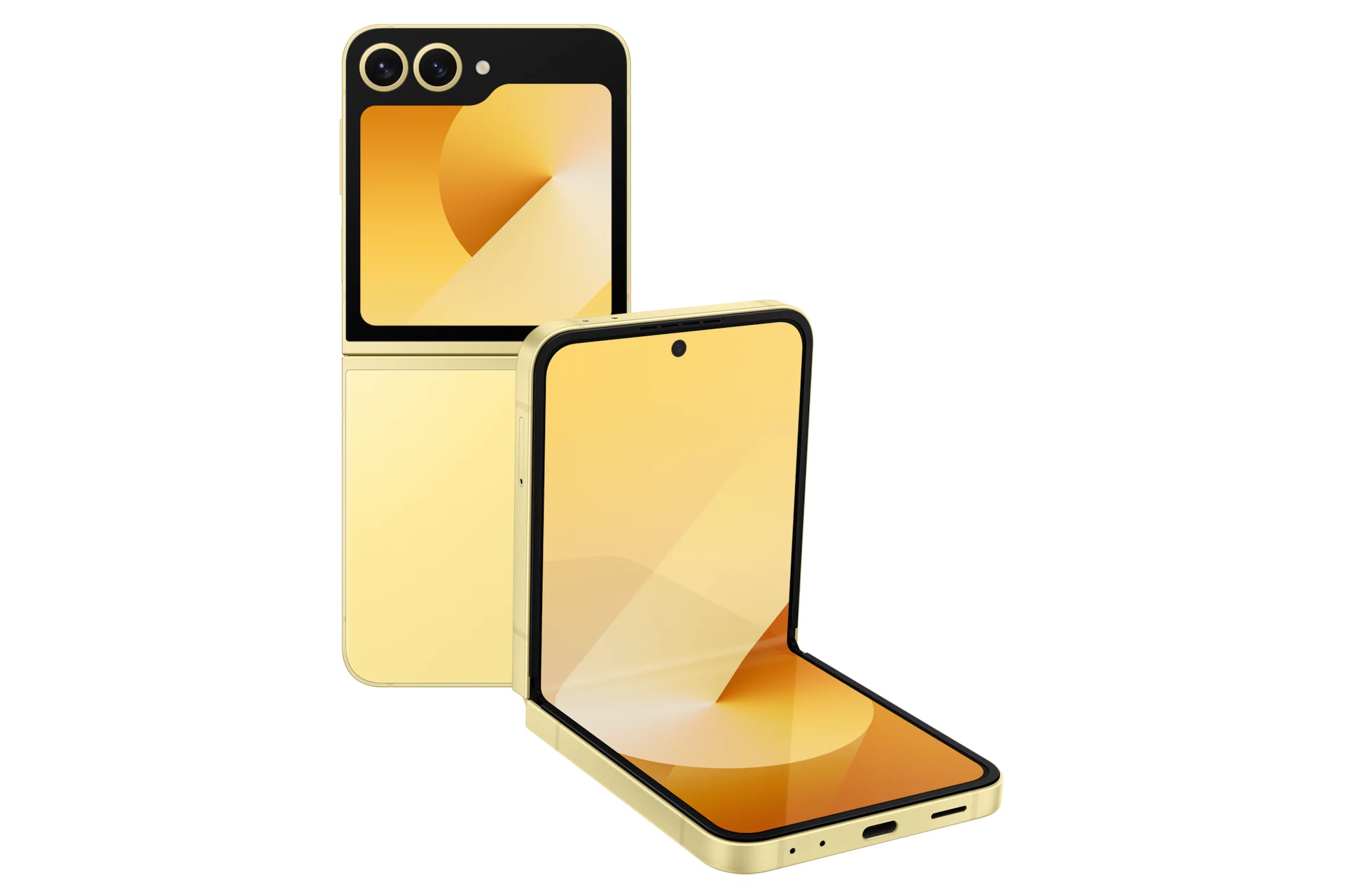 Samsung Galaxy Z Flip 6 , 256 GB , 12 GB , 5G , Dual-SIM - Yellow