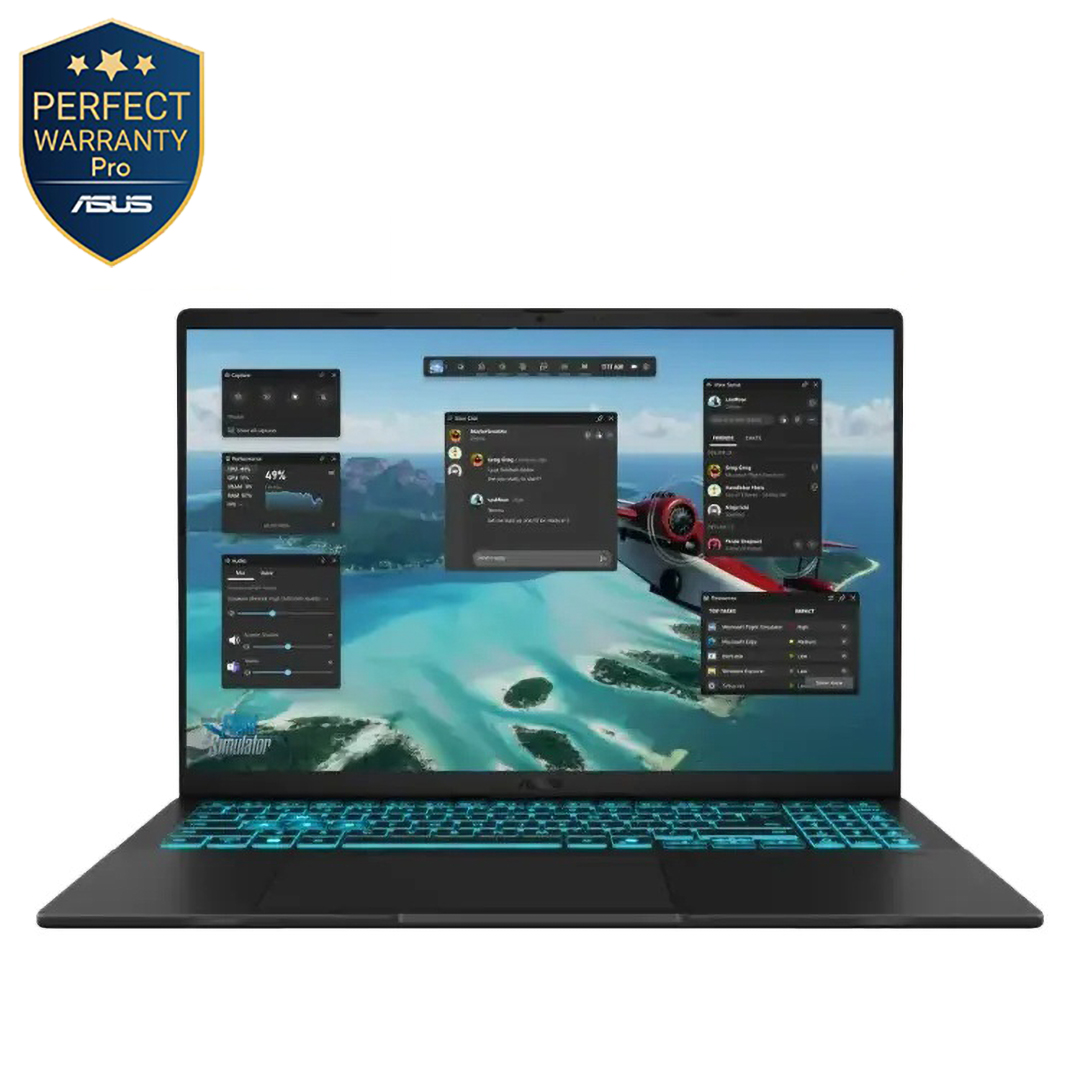 Asus V16 V3607VH-EG005W Laptop ,Intel Core 5 210H 16 Inch ,1 Terabyte ,16 GB ,NVIDIA GeForce RTX 5050 ,Windows 11 - Black