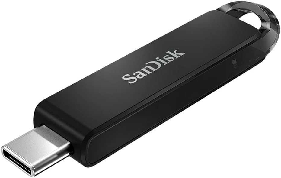 فلاش درايف USB-C سانديسك الترا ، 64 جيجا بايت اسود - SDCZ460-064G-G46