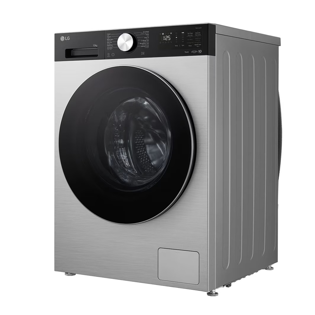 LG Inverter Front Load Washing Machine , 10 kg , Essence Silver - F4X5RYG23